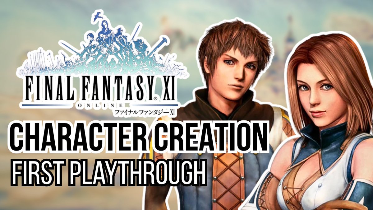 eyesonbee's tweet image. Due to popular suggestion I created my character for Final Fantasy XI ahead of time!
Which race, class, and starter town do you think I'll pick?
youtu.be/e0eMsM_xMCI