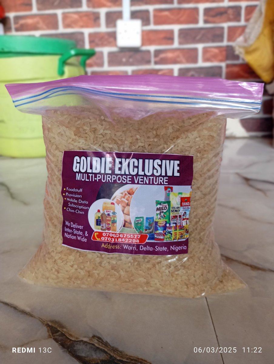 <a href="/mrbadyofficial/">Mr. Bady</a> <a href="/Aribozz007/">arinze strak 🦁</a> <a href="/mrbadyofficial/">Mr. Bady</a> I will appreciate your Patronage for Delta State 

Foodstuffs available 20k above 

Rice, Beans, Garri Price
2.5kg- 5k, 3.5k, 2k
5kg- 10k, 7k, 4k
10kg- 20k, 14k, 8k
25kg- 45k
50kg- 90k, 

#TEAMBADY