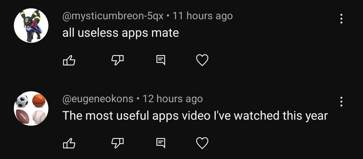 Haha I love the duality of the comments section 🤣