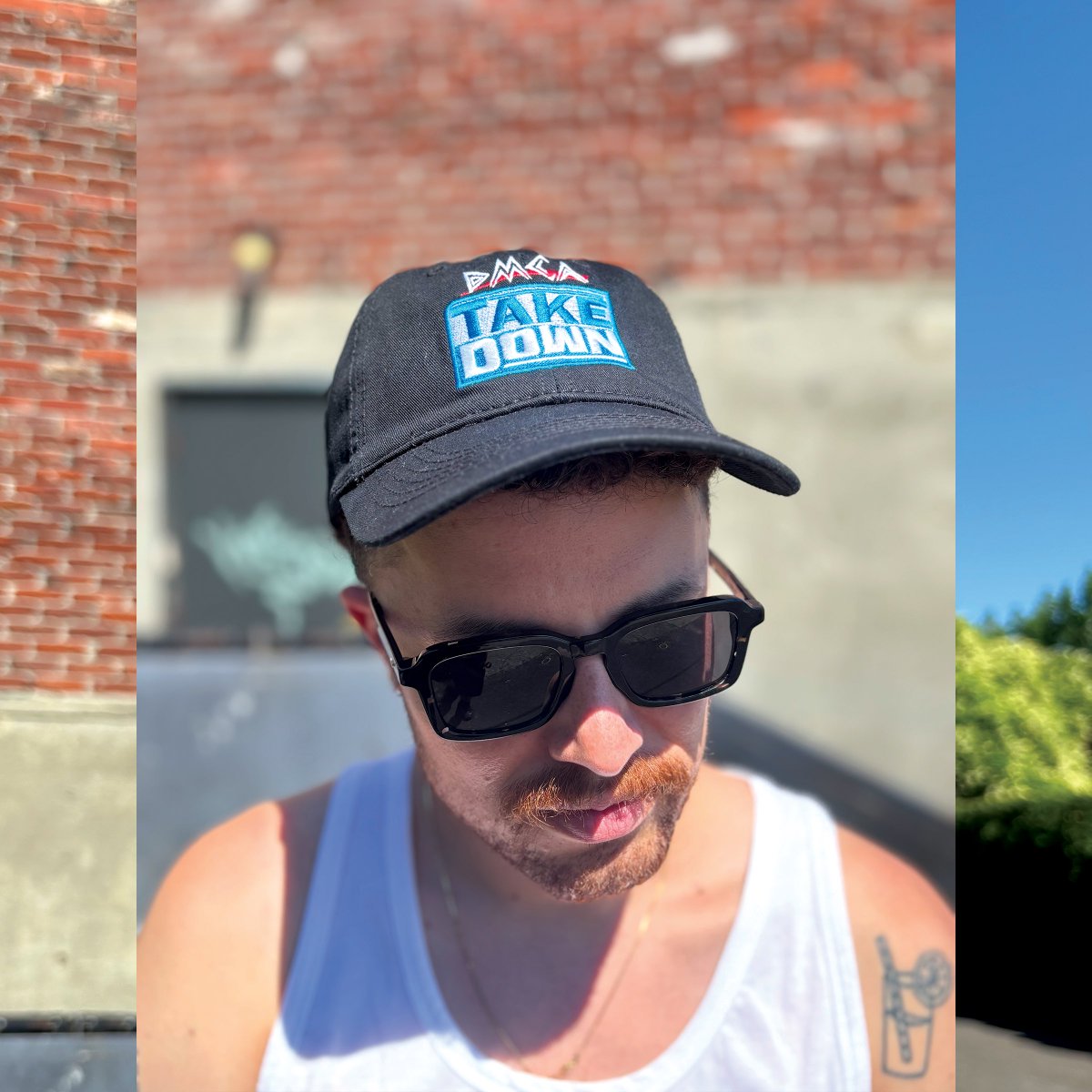 Tronfucious's tweet image. DMCA TAKE DOWN
💀💀💀💀
New embroidered dad cap now available at grape-god.com/timetravelsupp…

modeled by @smthnsmthnbrax