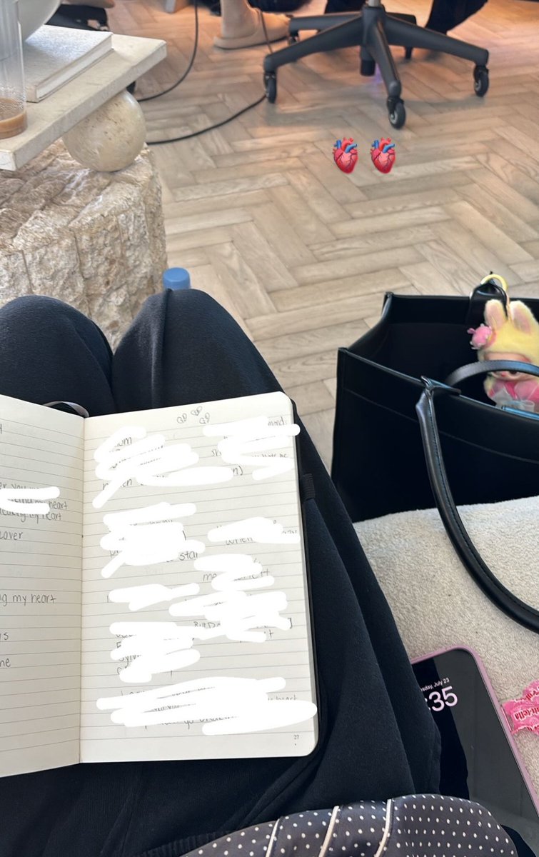 ITS HAPPENING SHE IS IN THE STUDIO