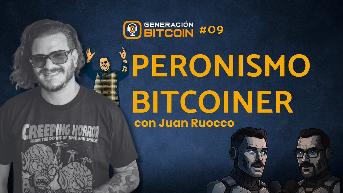 GeneracionBTC's tweet image. ¿Existen bitcoiners peronistas?

En este nuevo episodio, @realjuanruocco, periodista, escritor, co-creador de la memecoin Magaiba y de @circulovicioso8, dice que si.

Descubrí su historia bitcoiner en este nuevo episodio de #GeneraciónBitcoin.

🔗&amp;gt; youtu.be/I6kqHkNDq7c