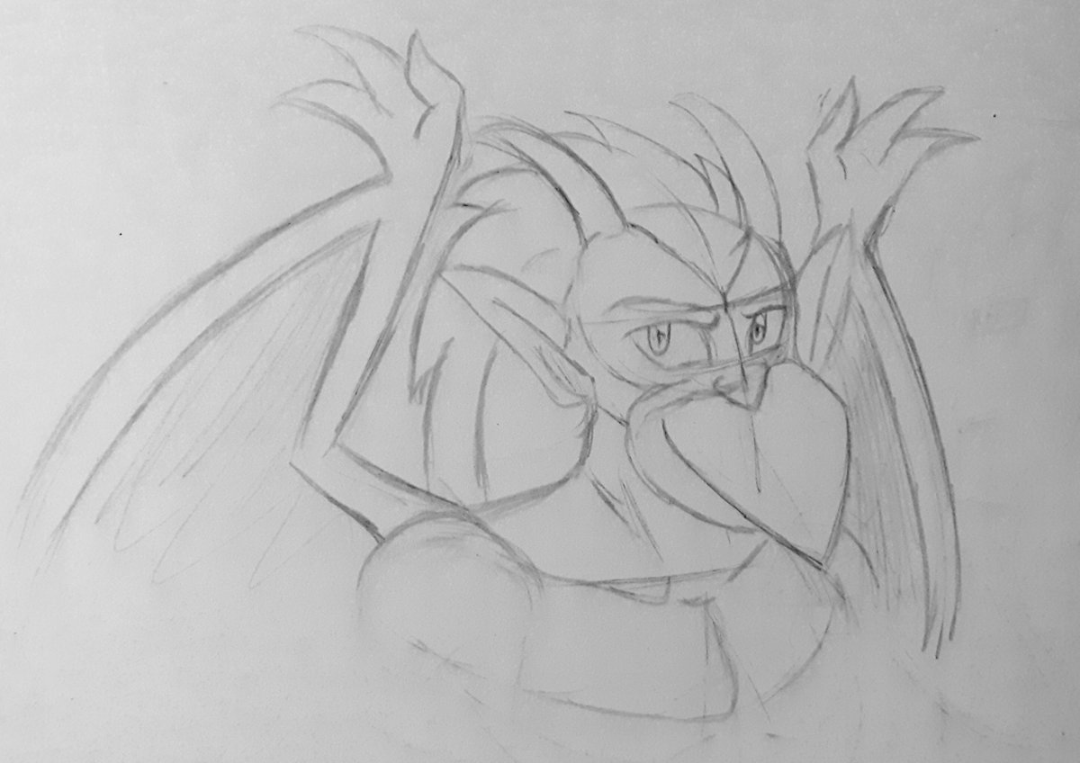 Artikart410356's tweet image. Brooklyn sketch #gargolyes #gargolyesdisney #sketch