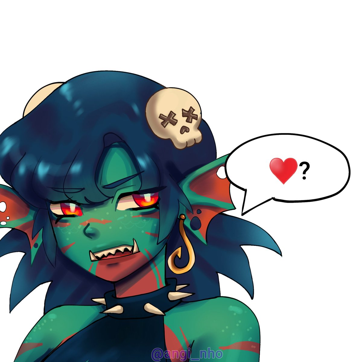 Angi_nho's tweet image. ♥️❓️🖕

#oc #ocart