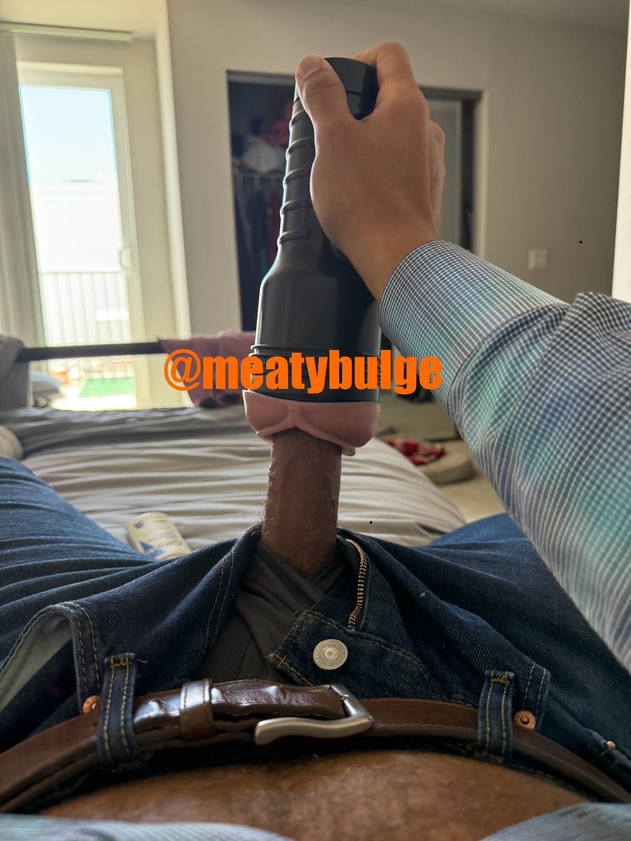 Enjoying myself #pocketpussy #fleshlight #gaysf #plasticpounder #bigdick
