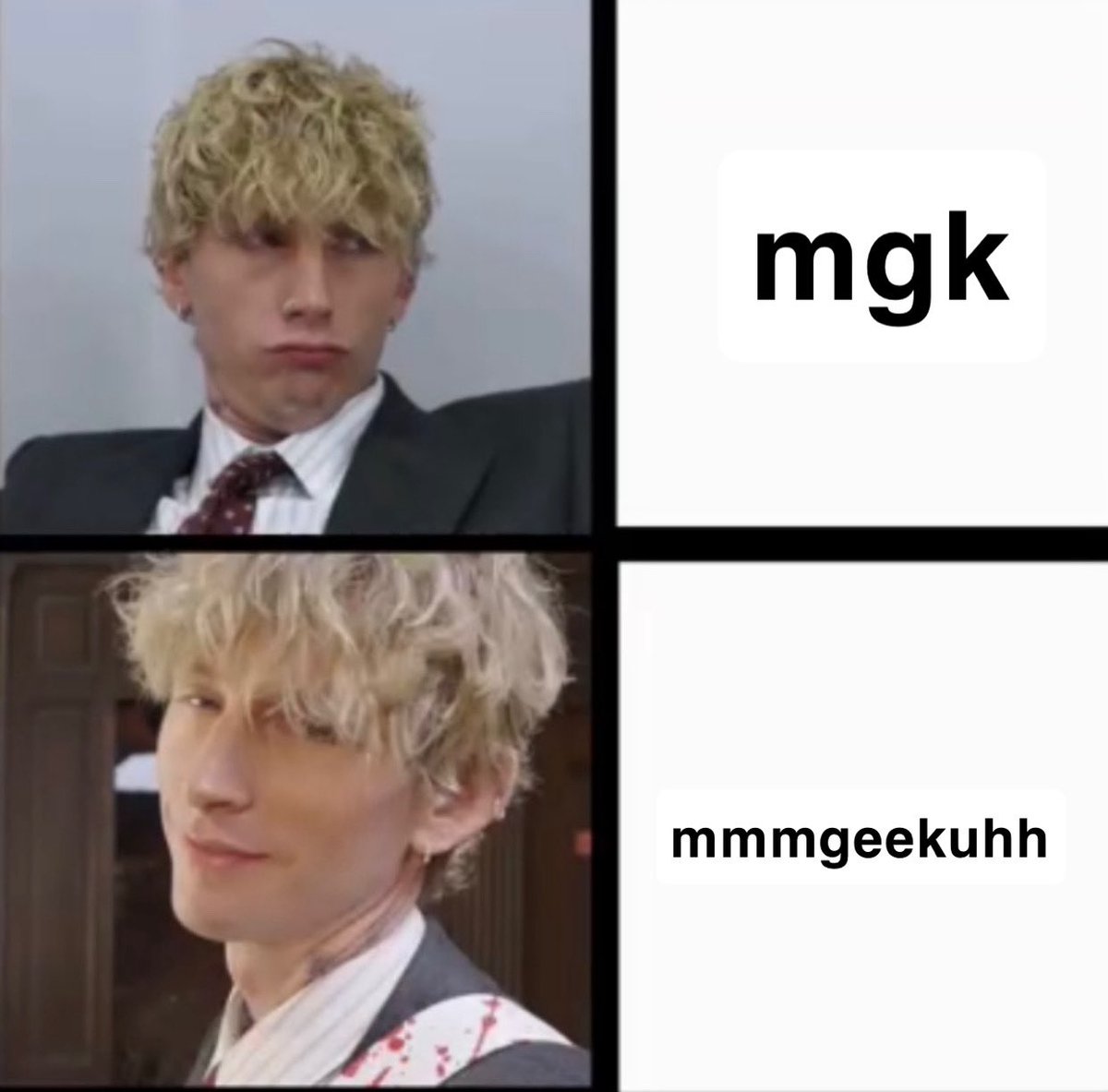 WHEN YOU SEE ME, WHEN YOU GREET ME, SAY MMMGEEKUHH