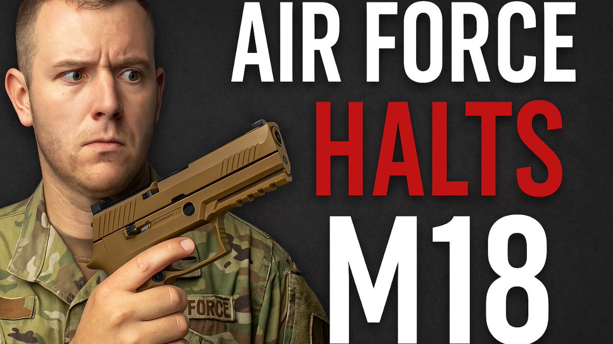 Guns_Gadgets's tweet image. Air Force Halts M18 (SIG P320) - After Uncommanded Discharge Causes Death Of Airman
youtu.be/aQTG1ZsCnyI