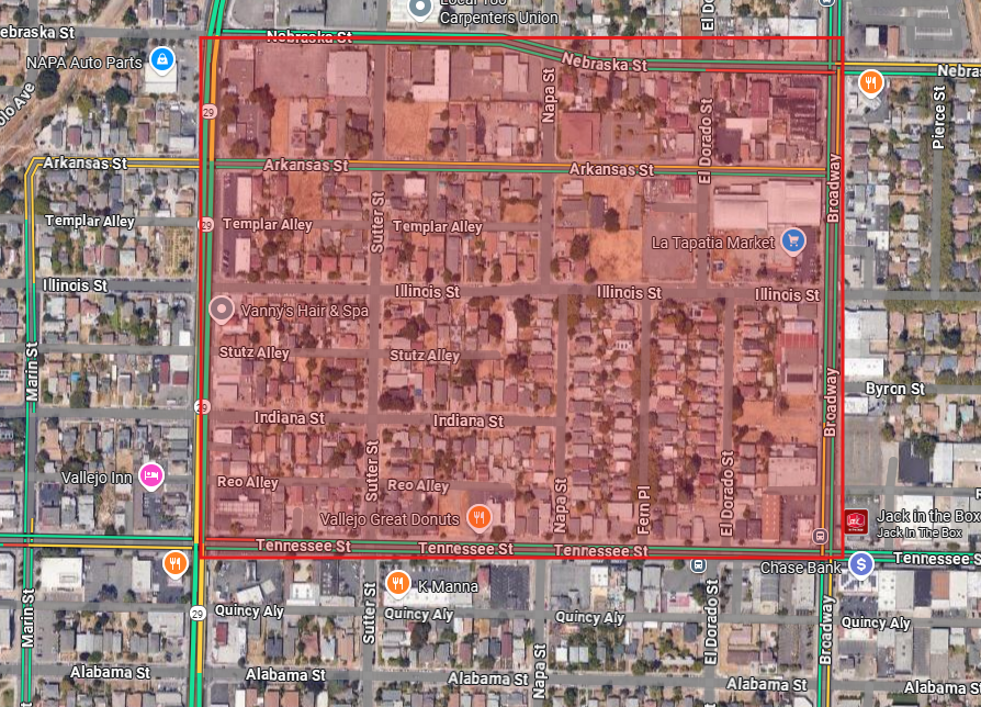 Vallejo PD: UPDATE on SHELTER IN PLACE - There is NO active shooter in Vallejo. SHELTER-IN-PLACE remains in effect due to police activity for anyone south of Nebraska, west of Broadway, north of Tennessee, and east of Hwy 29, Vallejo.

ACTUALIZACION sobre