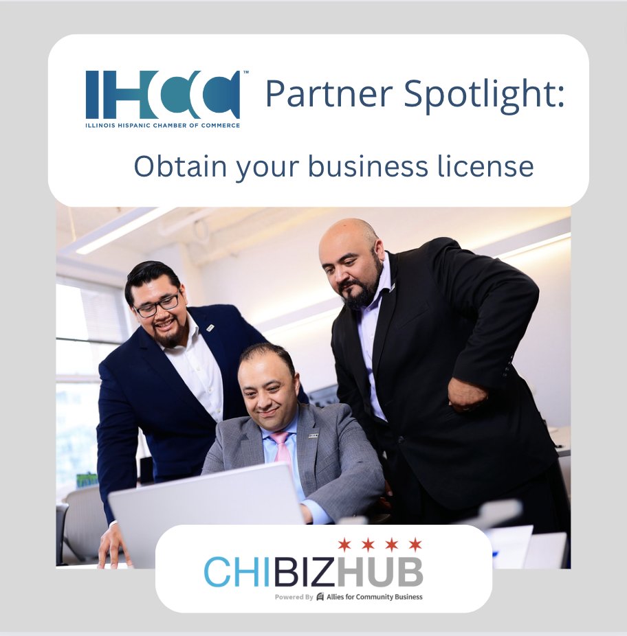 Looking for help with business licensing? <a href="/ihccbusiness/">IHCC</a> can assist you by providing one-on-one training, networking, applications assistance, and more!  Learn more about IHCC and connect: loom.ly/RFZC7NU #ChiBizHub