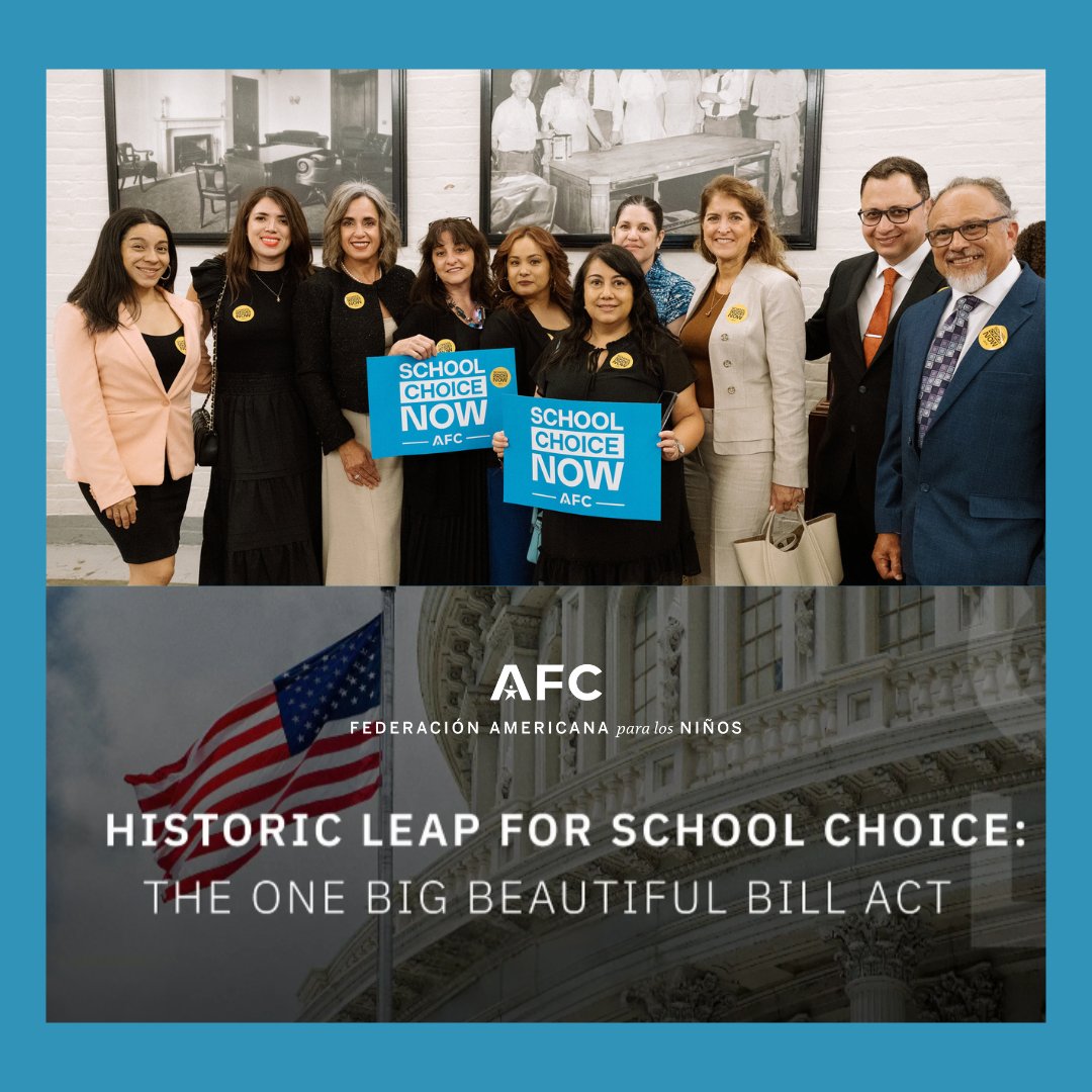 ValeriaGurr's tweet image. 🚨📢 Historic win for families!🚨📢
Congress just passed the first-ever federal tax credit for school choice.
Now it’s up to Governors to opt in and empower every child to attend the school that fits them best.
This bold policy boosts private donations to scholarship groups at no…