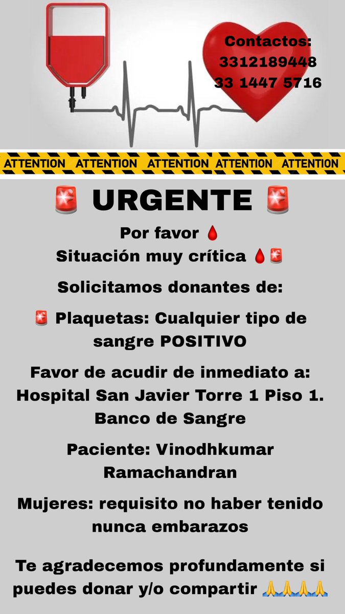 CEPAD_AC's tweet image. 📢¡Tu ayuda puede hacer la diferencia!
Desde el CEPAD seguimos solicitando su apoyo solidario. Una compañera defensora de derechos humanos está atravesando una situación difícil: su esposo se encuentra en estado grave de salud y necesita donación URGENTE de plaquetas de…