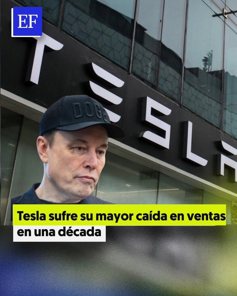 ElFinanciero_Mx's tweet image. 🚘 Tesla sufrió su peor caída en ingresos en 10 años: -12 % y solo 40 centavos por acción. Aun así, sigue apostando por robotaxis e IA elfinanciero.com.mx/empresas/2025/…