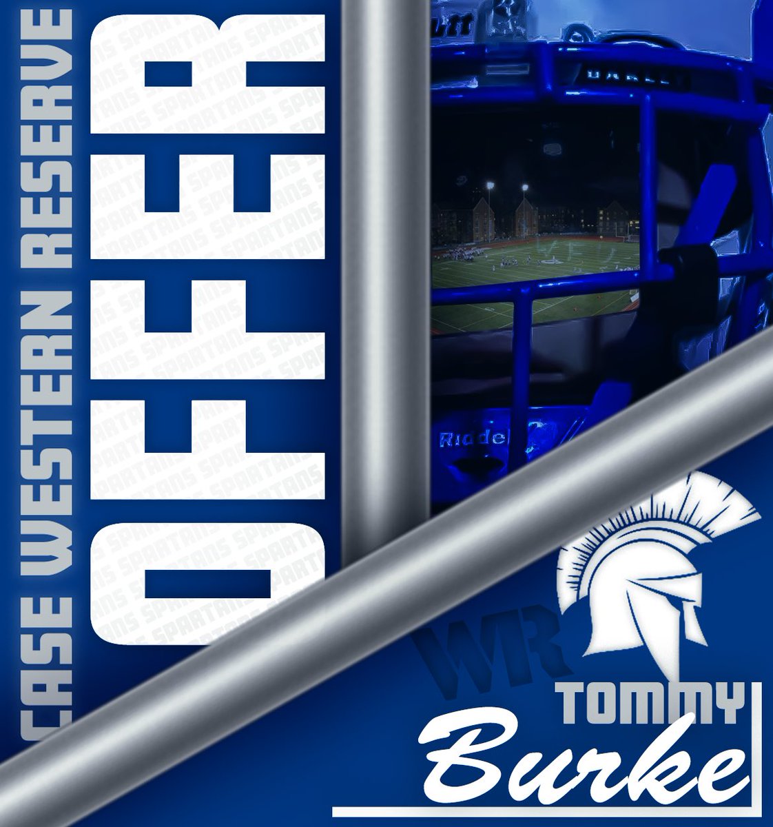 Tommy Burke (@tommyyburke) on Twitter photo After a great call with <a href="/CoachSlesh/">Dereck Slesh</a>, I am honored to receive an offer to play at Case Western Reserve University.
<a href="/Coach_LTech/">Logan Techentin</a> <a href="/CWRUFootball/">CWRU Football</a> <a href="/LowerMerionFB/">LM Football</a> <a href="/DELCOFootball/">#DelcoFootball</a> After a great call with <a href="/CoachSlesh/">Dereck Slesh</a>, I am honored to receive an offer to play at Case Western Reserve University.
<a href="/Coach_LTech/">Logan Techentin</a> <a href="/CWRUFootball/">CWRU Football</a> <a href="/LowerMerionFB/">LM Football</a> <a href="/DELCOFootball/">#DelcoFootball</a>