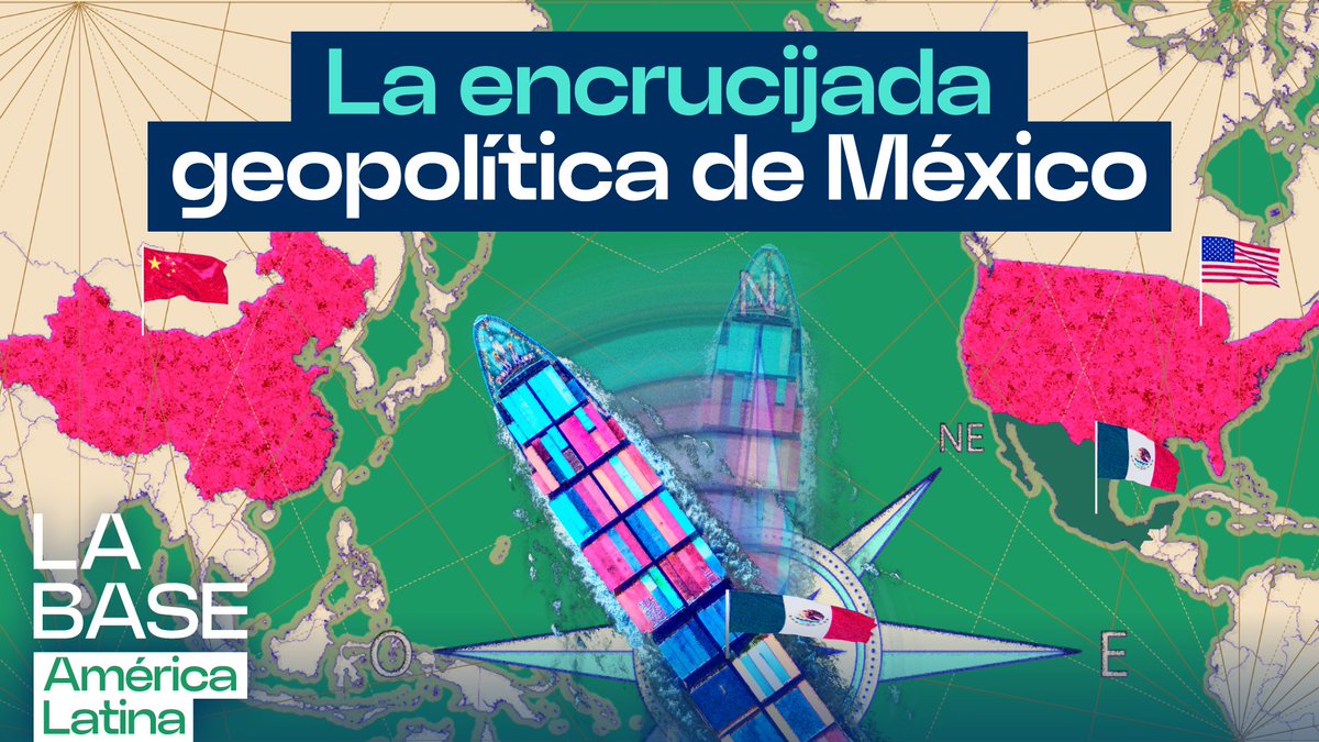 CanalRedLat's tweet image. 🇲🇽 Hoy en #LaBaseAmLat analizamos a encrucijada geopolítica que vive México, ante la posibilidad de ampliar su alianza con China, al tiempo que enfrenta una lluvia de amenazas de Donald Trump.
Junto a @danielapastrana, @Marco_Teruggi y @EstefaniaVeloz
youtube.com/watch?v=Dv58j9…