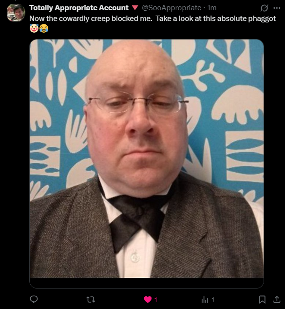 BannedAcct1237's tweet photo. @dardanidae1 @SooAppropriate @TooWhiteToTweet You can't even defend your own posts without blocking and running away like a pathetic coward.  Typical Zionist loser 🤣😂 https://t.co/7EYhuNBnai