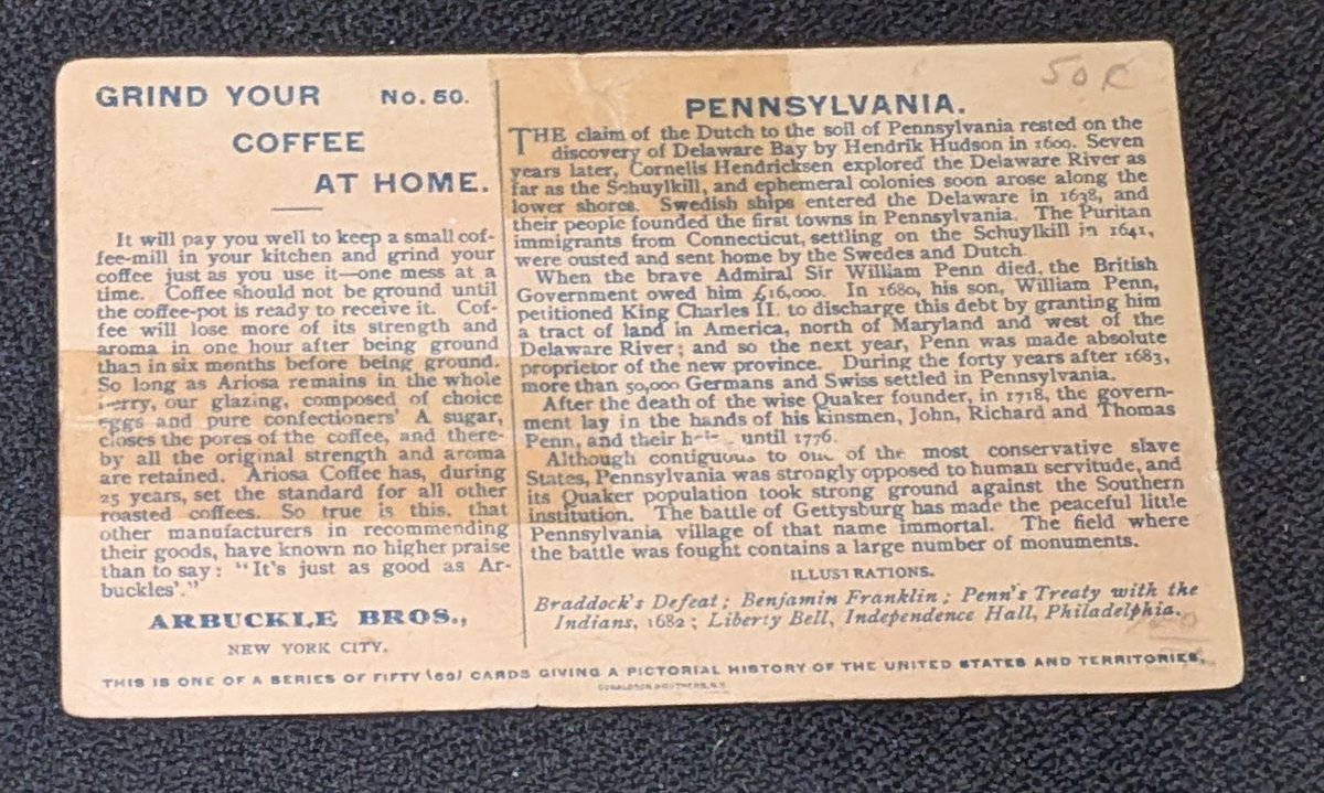 CardsThings's tweet image. 1890s Benjamin Franklin trade card
$20
See pinned for rules/ shipping
#CardsThingsStax