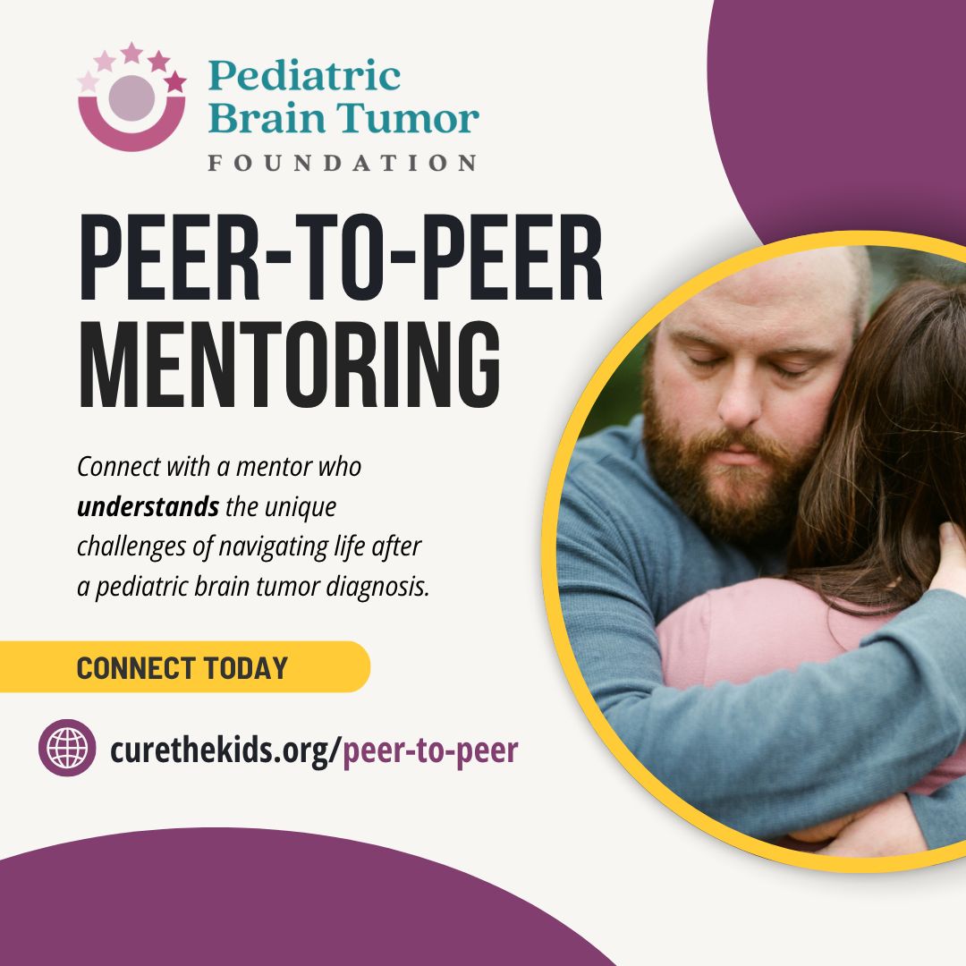 PBTF's tweet image. The PBTF'S Peer-to-Peer Mentor Program connects parents, caregivers, siblings, & survivors with trained mentors who have been in your shoes.
Learn more about our Peer-to-Peer Mentoring program at: buff.ly/wUeR39F