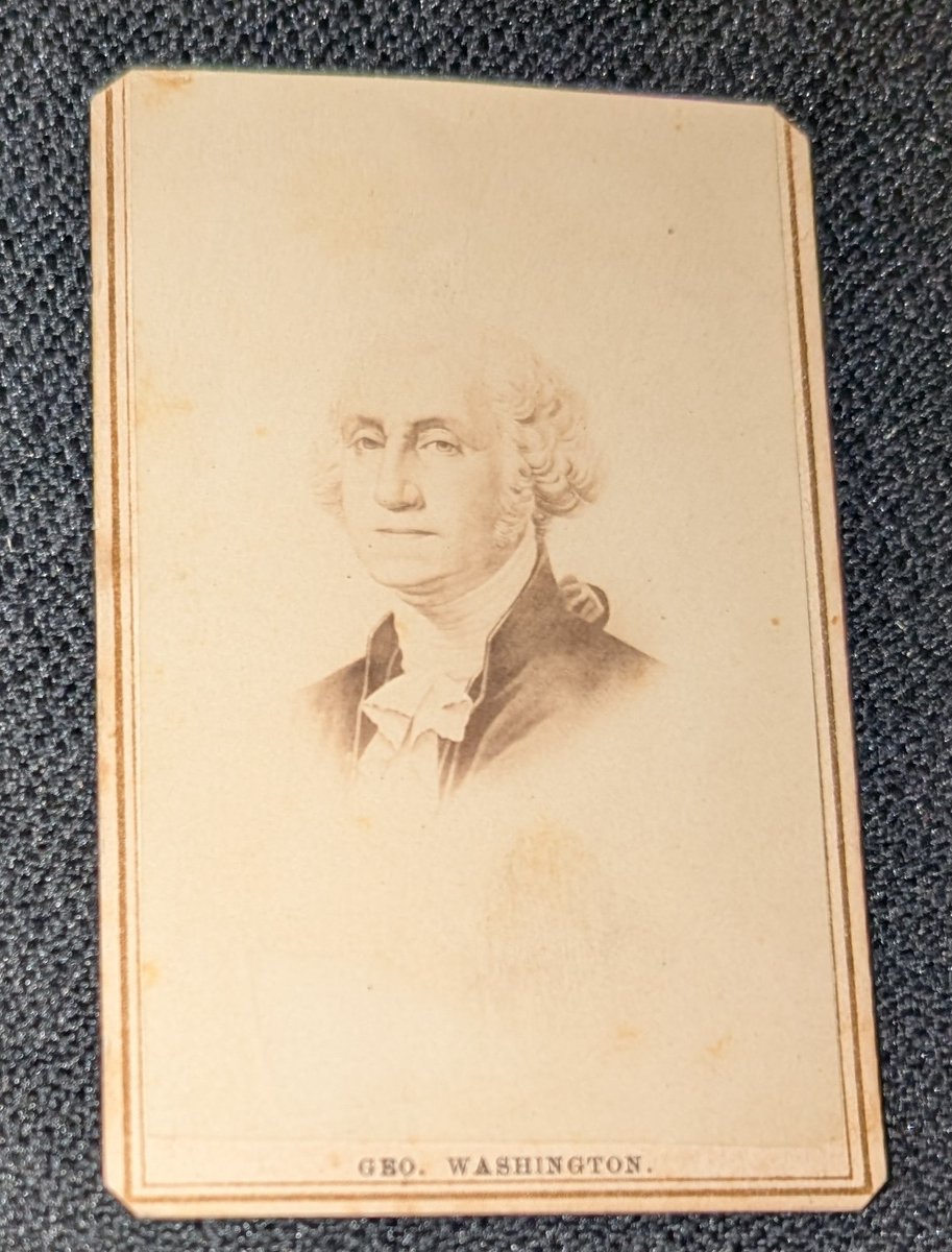 CardsThings's tweet image. 1860s CDV George Washington
$25
See pinned for rules/ shipping
#CardsThingsStax