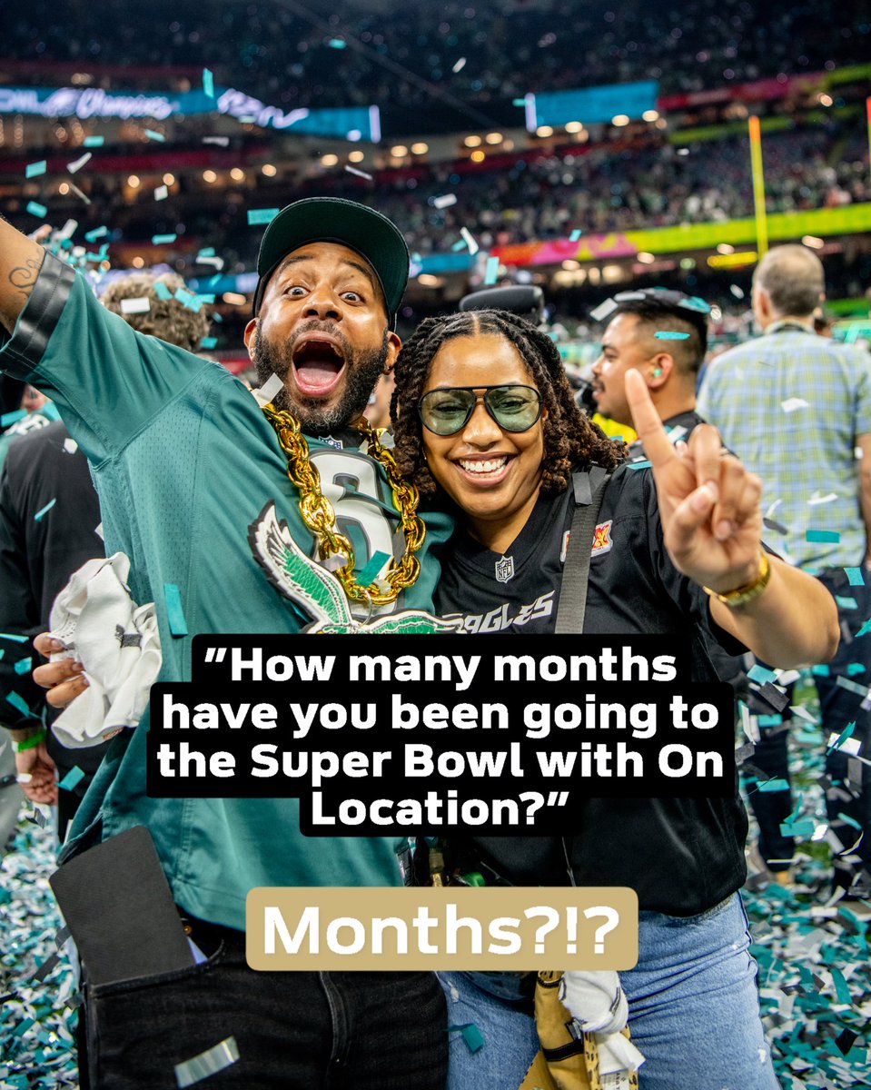 onlocationexp's tweet image. We’re talking YEARS of unparalleled access #closerthanever at the Big Game 😤 🏈 #OnlywithOnLocation
