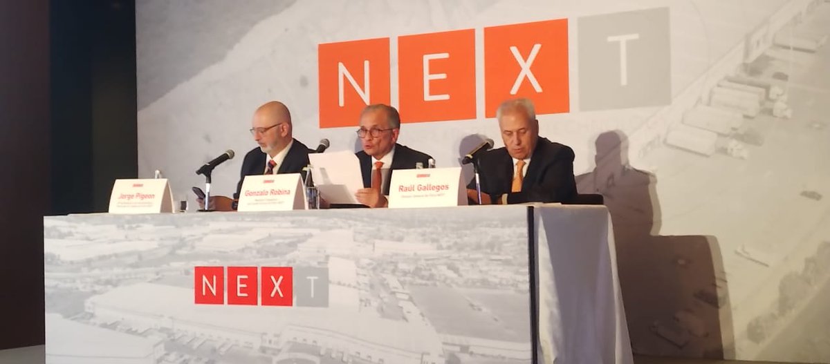 Gonzalo Robina, miembro propietario de Fibra Next, anunció la oferta  pública inicial por 430 millones de dólares del nuevo fideicomiso inmobiliario especializado en parques industriales.