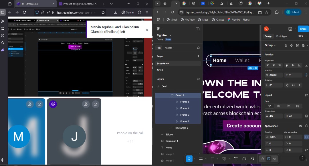 Michael44608608's tweet image. By the time we round up this Superteam NG design bootcamp,I'm sure I'd be able to use framer to some extent cos our tutor is🔥🔥🔥...
All thanks to @SuperteamNG @callme_TOC @_Callme_kelz
Superteammmmmm NG🔥😊