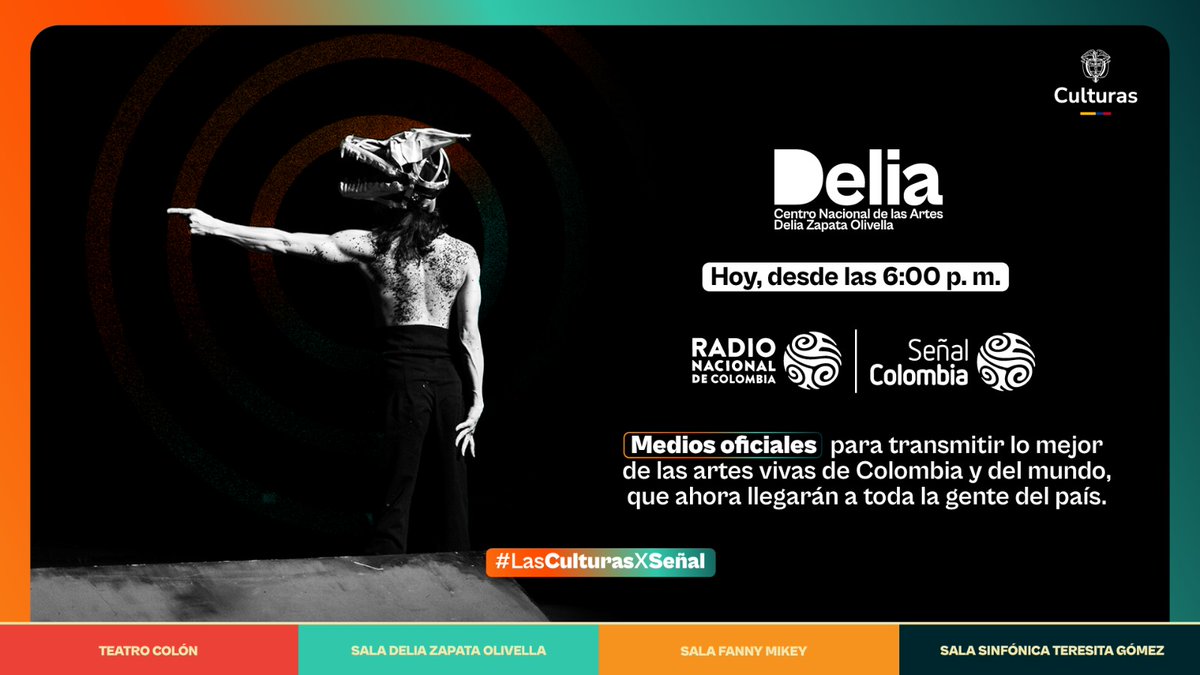 MinCultura Colombia (@mincultura) on Twitter photo 🔴#AEstaHora conéctate a la transmisión #LasCulturasXSeñal y conoce los detalles sobre la nueva alianza entre Minculturas y <a href="/RTVCco/">RTVC Colombia</a> para transmitir identidad y difundir diversidad en la televisión pública 👉 facebook.com/share/v/1E8YWH…
¡Seguimos fortaleciendo el acceso equitativo a 🔴#AEstaHora conéctate a la transmisión #LasCulturasXSeñal y conoce los detalles sobre la nueva alianza entre Minculturas y <a href="/RTVCco/">RTVC Colombia</a> para transmitir identidad y difundir diversidad en la televisión pública 👉 facebook.com/share/v/1E8YWH…
¡Seguimos fortaleciendo el acceso equitativo a