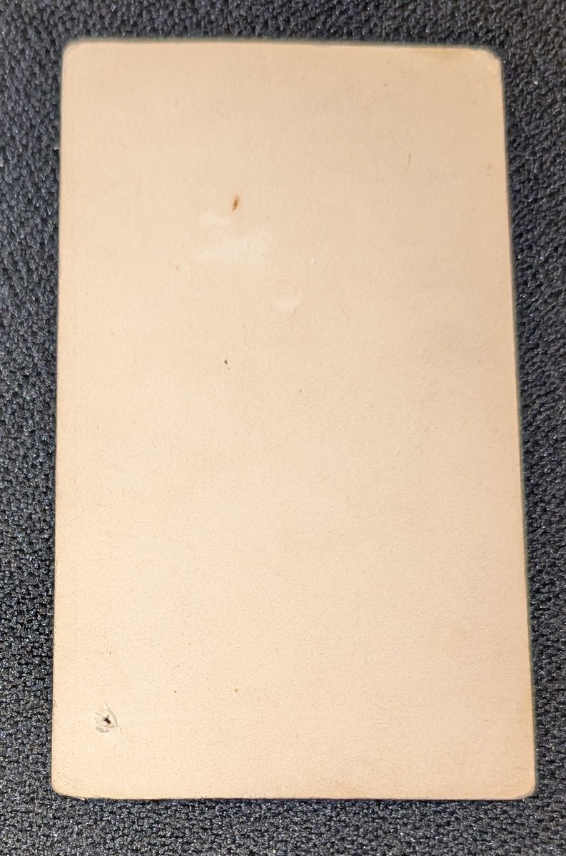 CardsThings's tweet image. Last one up!
1860s George Washington CDV in color
$50
Has a hole innit
See pinned for rules/ shipping
#CardsThingsStax