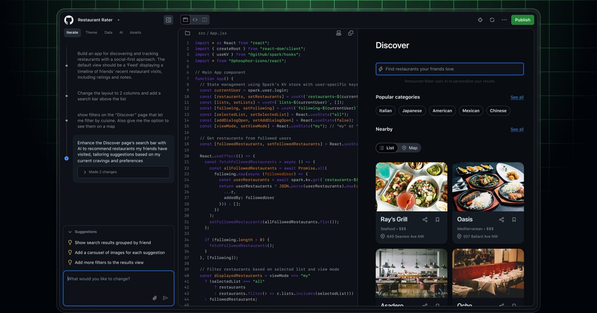 GitHub  Spark is available to public from today