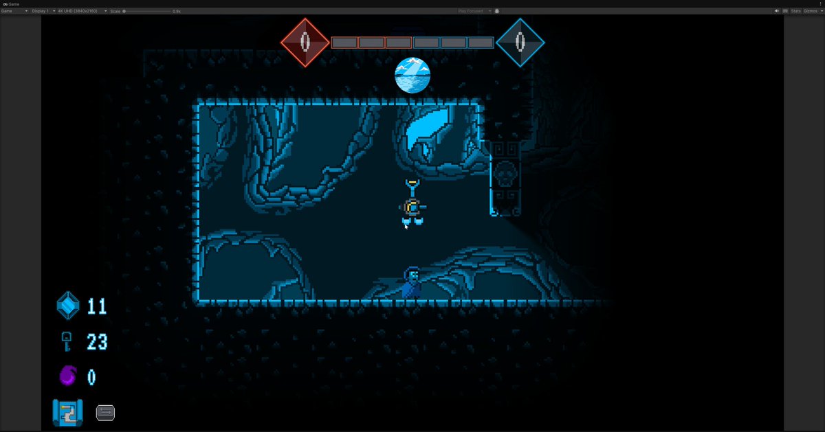 ChaNoRoobler's tweet photo. 🛠 First update on Soly!
Based on feedback from the demo, I’ve simplified the life system.
No more overcomplicated mechanics: now there’s a stress bar.
If it reaches 100, Soly loses a life.
Goal: clearer, more fun, and easier to read!
#IndieDev #PixelArt #GameDev #SolyGame https://t.co/H3XFR69Zzk