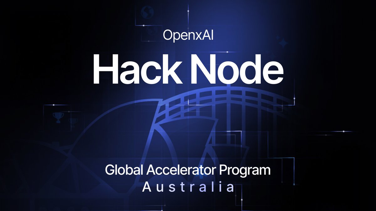 OpenxAI (@openxainetwork) on Twitter photo ๐๐๐๐๐ฟ๐ฎ๐น๐ถ๐ฎ ๐๐ฎ๐ฐ๐ธ ๐ก๐ผ๐ฑ๐ฒ ๐ถ๐ ๐๐๐ฉ๐!
Builders, devs, and AI visionaries โ the OpenXAI Global Accelerator lands down under!
This is your chance to hack, learn, and launch with the worldโs leading Decentralized AI community. Whether youโre a coder, founder, or ๐๐๐๐๐ฟ๐ฎ๐น๐ถ๐ฎ ๐๐ฎ๐ฐ๐ธ ๐ก๐ผ๐ฑ๐ฒ ๐ถ๐ ๐๐๐ฉ๐!
Builders, devs, and AI visionaries โ the OpenXAI Global Accelerator lands down under!
This is your chance to hack, learn, and launch with the worldโs leading Decentralized AI community. Whether youโre a coder, founder, or