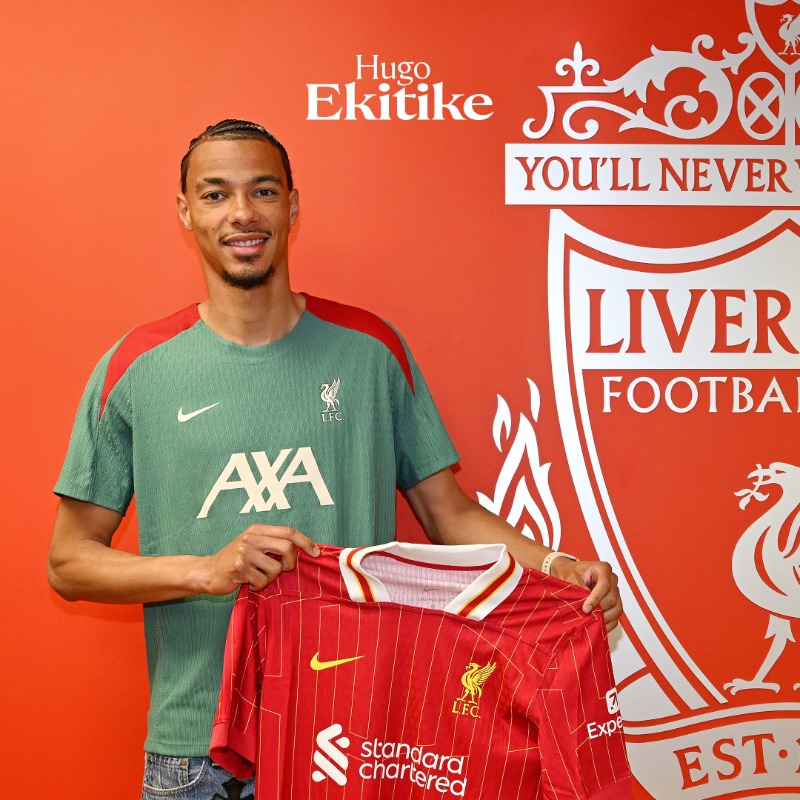 LFC's tweet photo. Get to know Hugo Ekitike 🙌

Hugo is set to fly out to Hong Kong to meet with his new teammates and supporters will be able to see more content, including a first interview, on https://t.co/MbnHVeSdQh and our social media channels soon… 👀