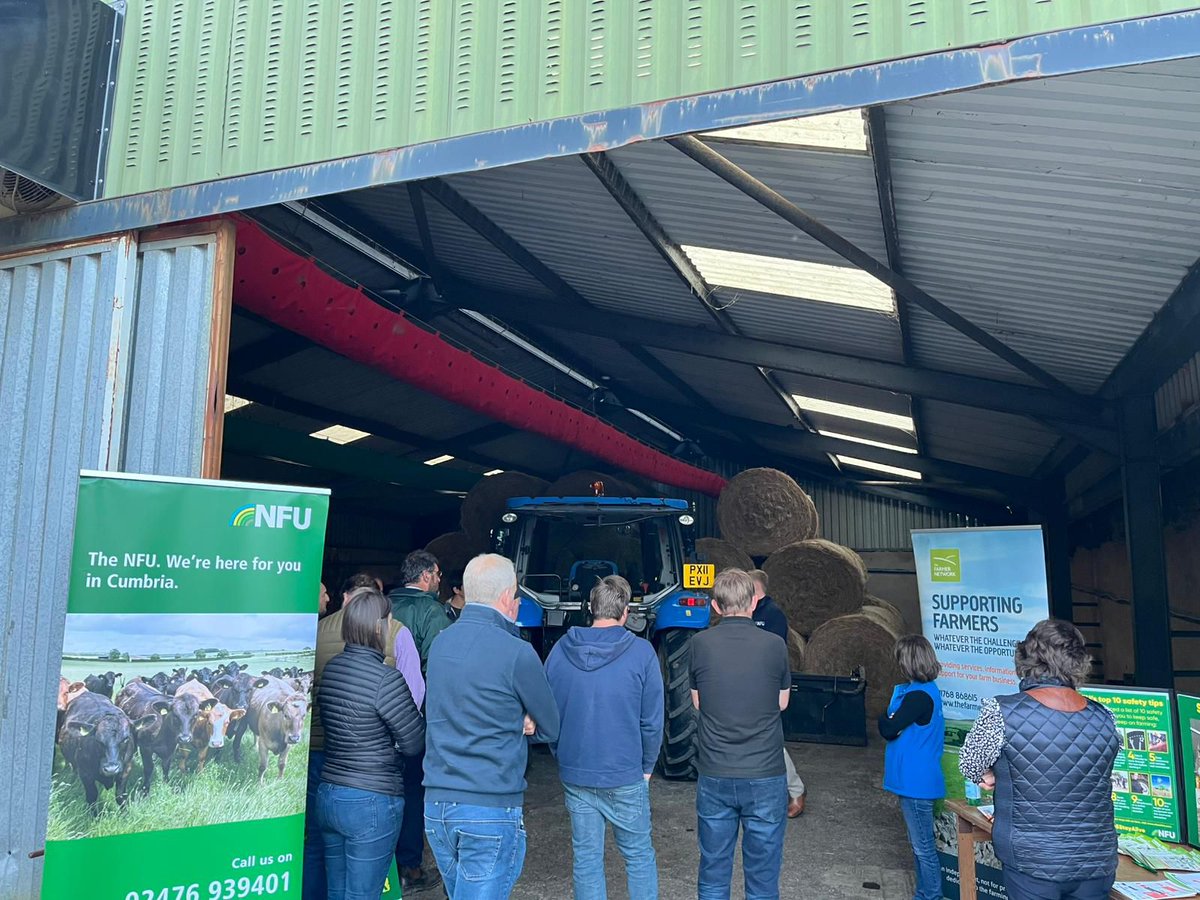 ernestcooktrust's tweet image. We were pleased to help launch #FarmSafetyWeek on Tuesday by hosting Cumbria NFU and Cumbria Farming Network's Farm Safety Social at Low Beckside Farm in Mungrisdale. 🚜
Thank you to all those involved for such a fantastic event! 👏