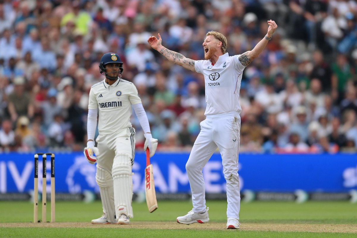 ICC's tweet image. A gripping opening day in Manchester 📸

#WTC27 #ENGvIND ✍️: icc-cricket.com/news/sudharsan…