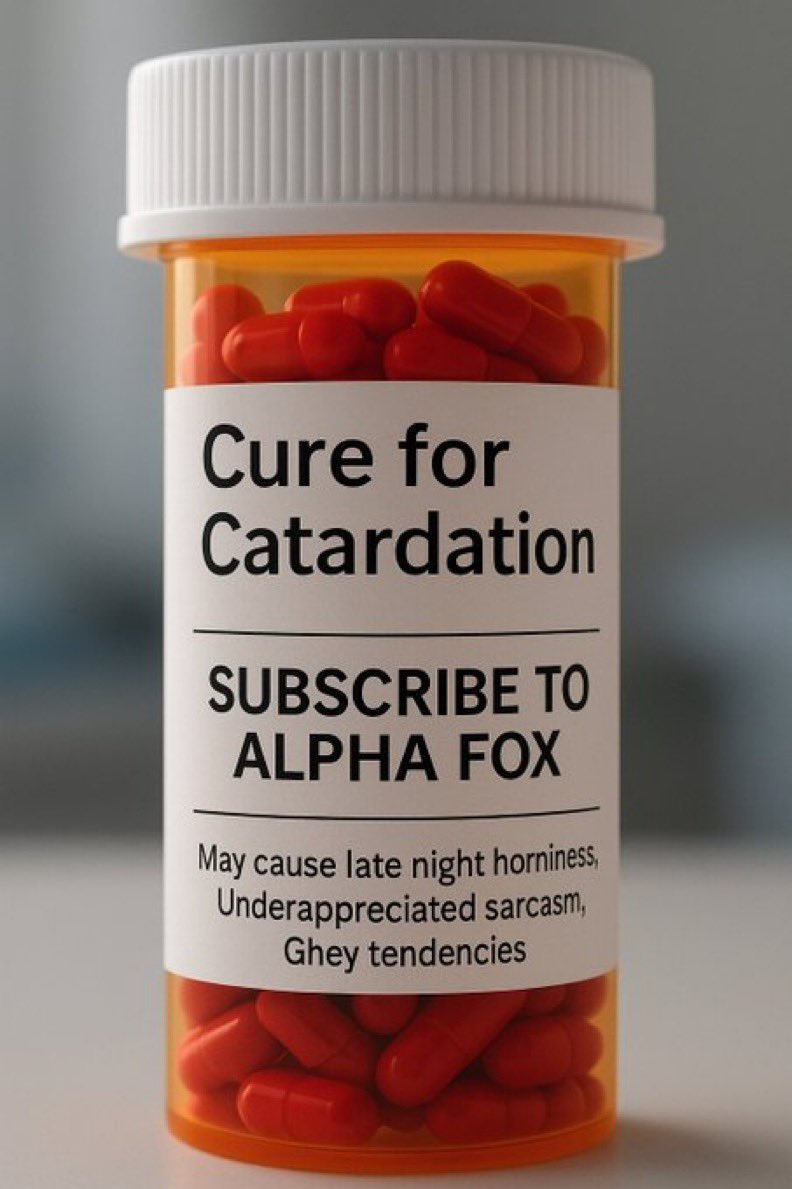 pwuranium's tweet image. Not responsible for any adverse effects.
@Alphafox78 . @catturd2