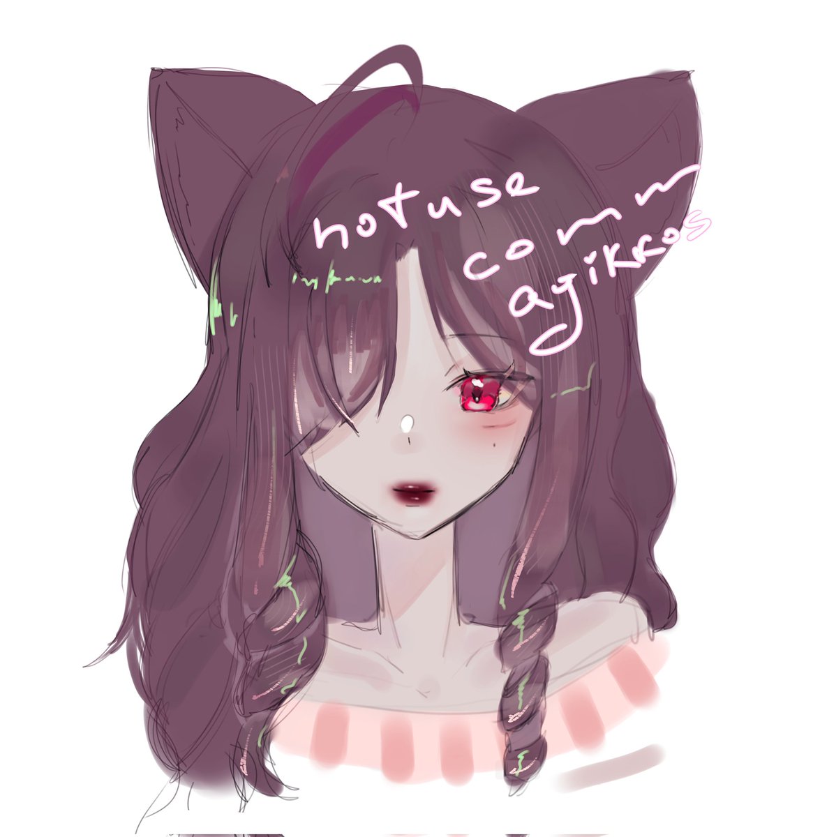 Ajikkos's tweet image. My first commission!! ^o^
Im so happy👉👈
Sketch headshot(5$)

#artmoots #Commission
