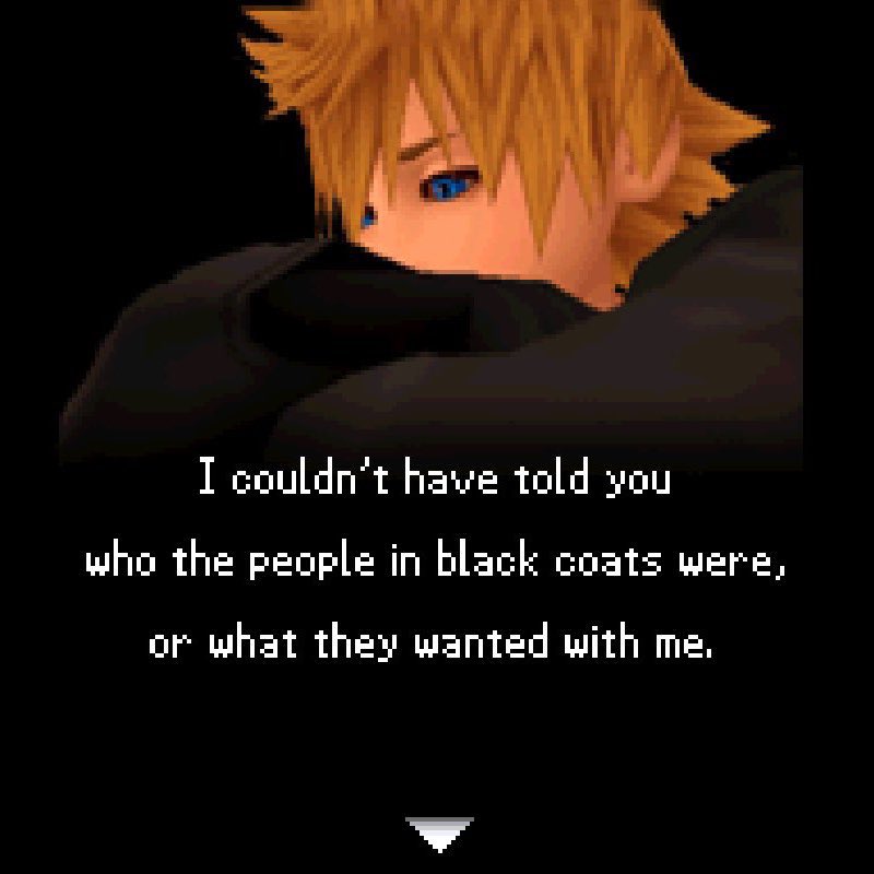 roxas_everyday's tweet image. — Kingdom Hearts 358/2 Days
Roxas’s first days at the organization
#ROXAS #KINGDOMHEARTS