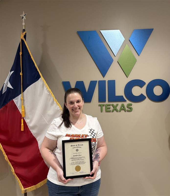 PreparingWilCo's tweet image. 👏 Congratulations to Jennifer Keas on 10 years of dedicated service with Williamson County Emergency Communications! Your commitment to public safety and our community is truly appreciated. 🚨🎧
Thank you for all you do! 💛