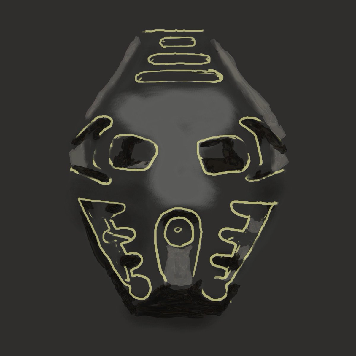 VPbyJosh's tweet photo. I painted this in #Sumo after I traced the outline of the mask. 
How did I do?
.
#Bionicle #Onua #MasksOfPower #Lego #LegoBionicle #DigitalArt #Painting #Artist #Art https://t.co/aS240pNKOv