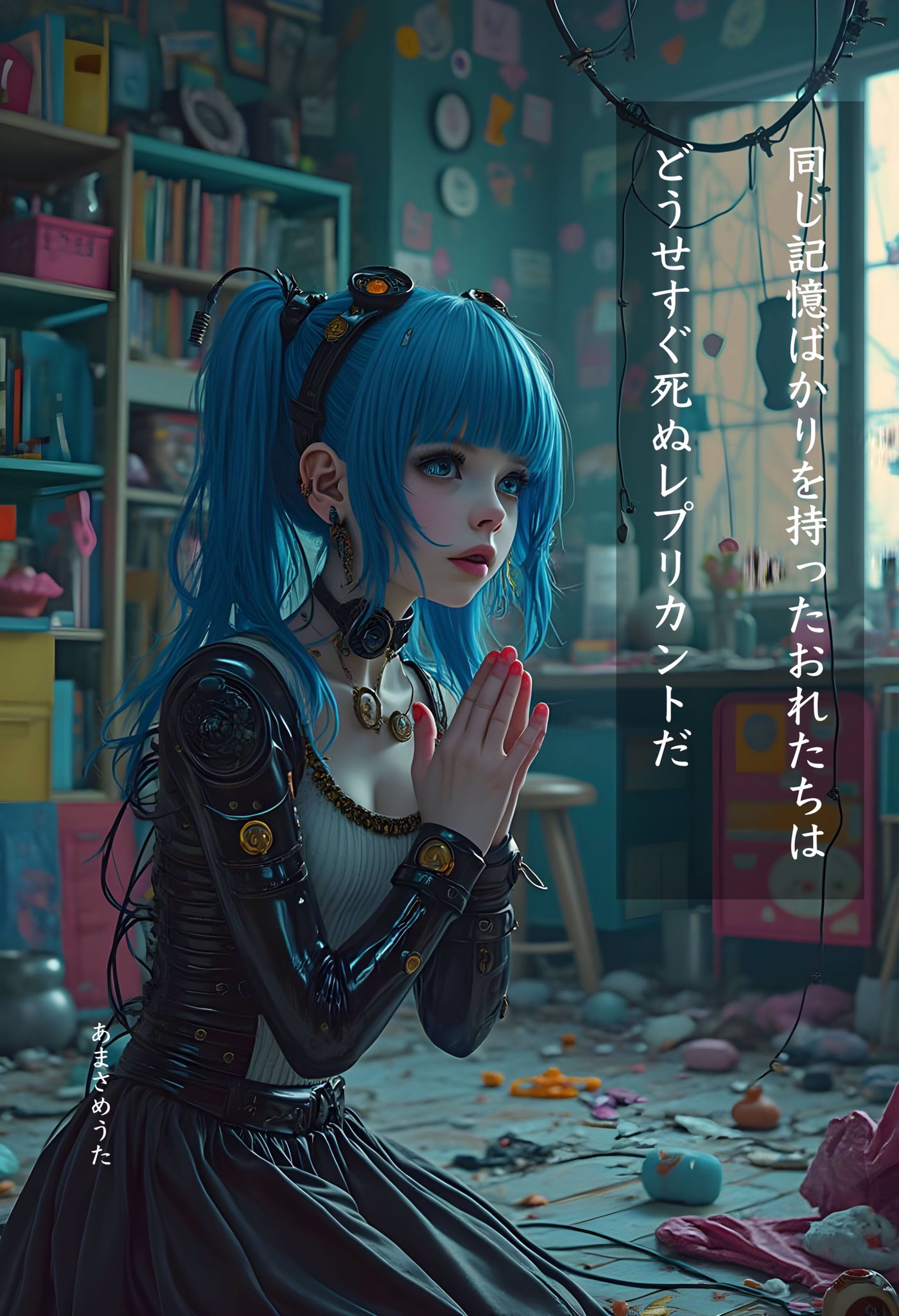さ*て様 闇散らかした時に描いた絵 暗黒の城郭に侵攻さる異形の狂姫 | Imperial Circus Dead Decadence