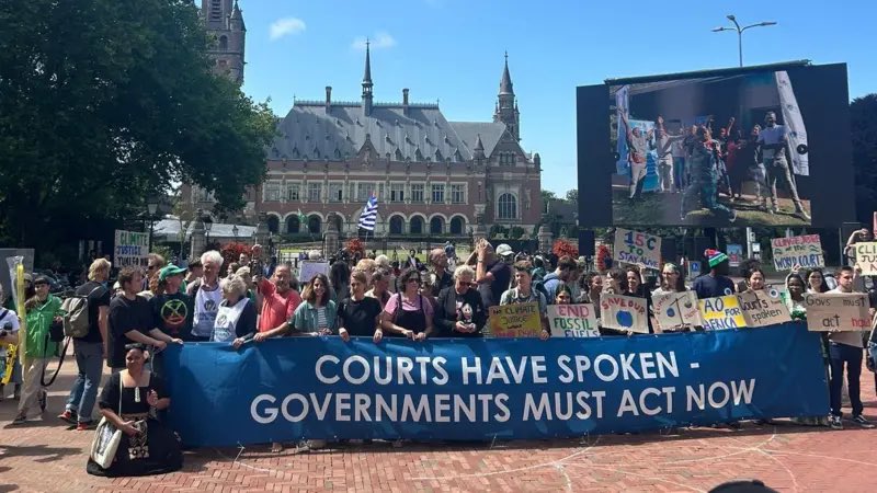 🚨JUST IN: The UN’s top court has affirmed that countries can be held accountable for climate harms—including historical emissions. This is a watershed moment for frontline nations like Vanuatu, now empowered to seek justice and compensation. #ClimateJustice #ICJ #LossAndDamage