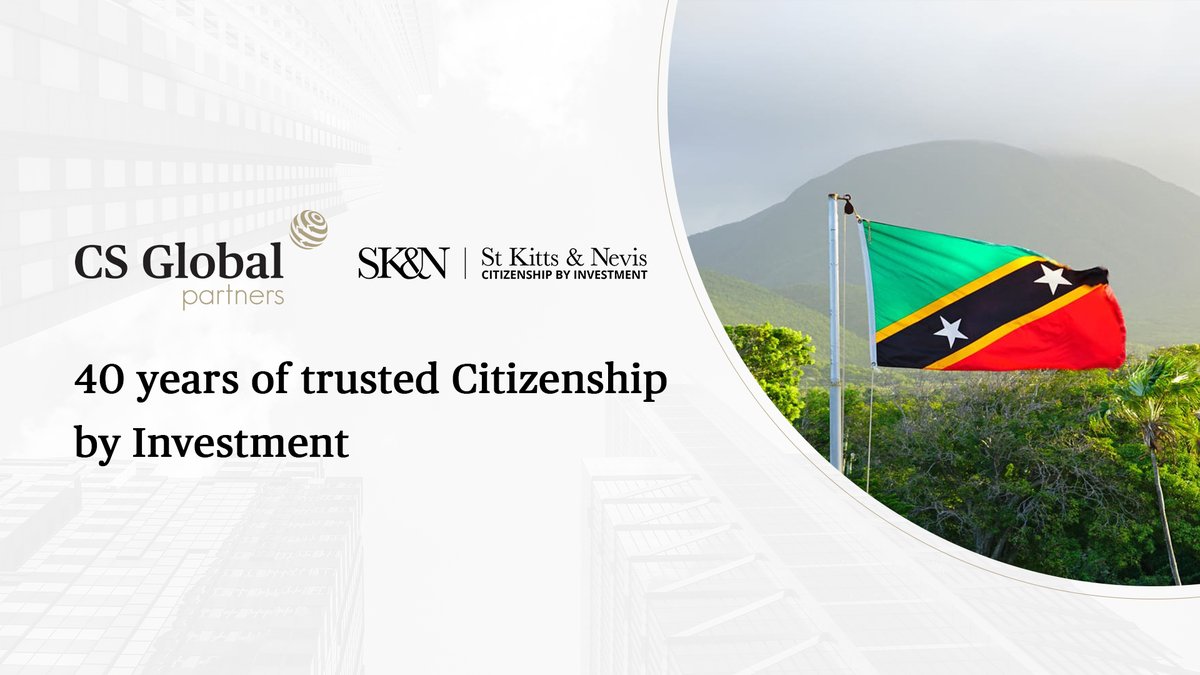CSGlobalPtnrs's tweet image. For 40+ years, the St. Kitts and Nevis CBI Programme has been the premier standard for investors seeking trust, stability, and efficiency.

With a minimum contribution of US $250,000 under the SISC route, it’s a smart, future-proof choice.

Learn more: csglobalpartners.com/citizenship-in…