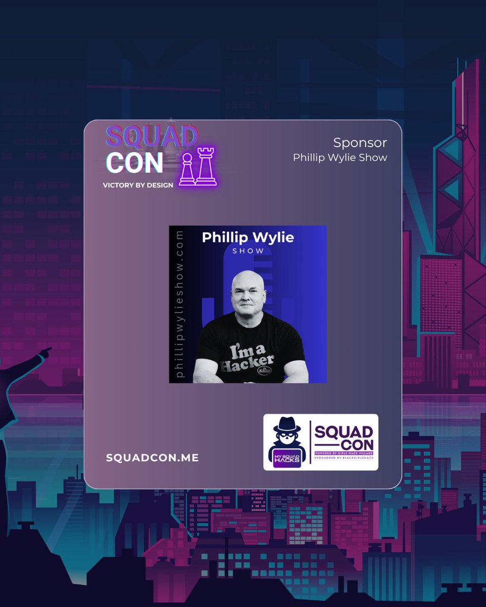 #blackgirlshack is fundraising (@blackgirlshack) on Twitter photo From red teaming to personal branding, <a href="/PhillipWylie/">Phillip Wylie</a>’s show covers it all. We’re proud to have The Phillip Wylie Show as a sponsor for SquadCon'25.
🎧 Tune in before you check in.
🎟️ bgh.mobi/sctix
#SquadCon25 #victorybydesign From red teaming to personal branding, <a href="/PhillipWylie/">Phillip Wylie</a>’s show covers it all. We’re proud to have The Phillip Wylie Show as a sponsor for SquadCon'25.
🎧 Tune in before you check in.
🎟️ bgh.mobi/sctix
#SquadCon25 #victorybydesign