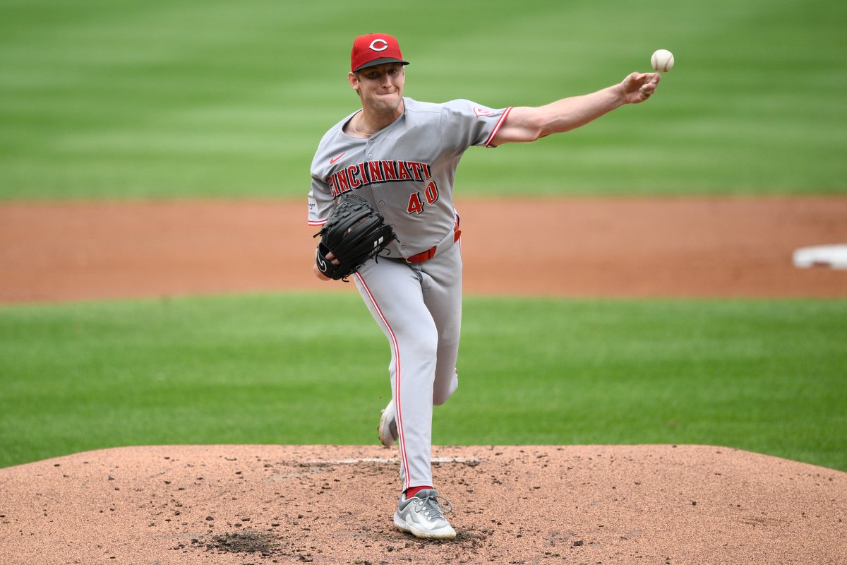 HolgateRegan's tweet image. Nick Lodolo secures his first-career complete game shutout.
He just turned up the volume on a very quiet, solid season.
#Reds | @FOX19