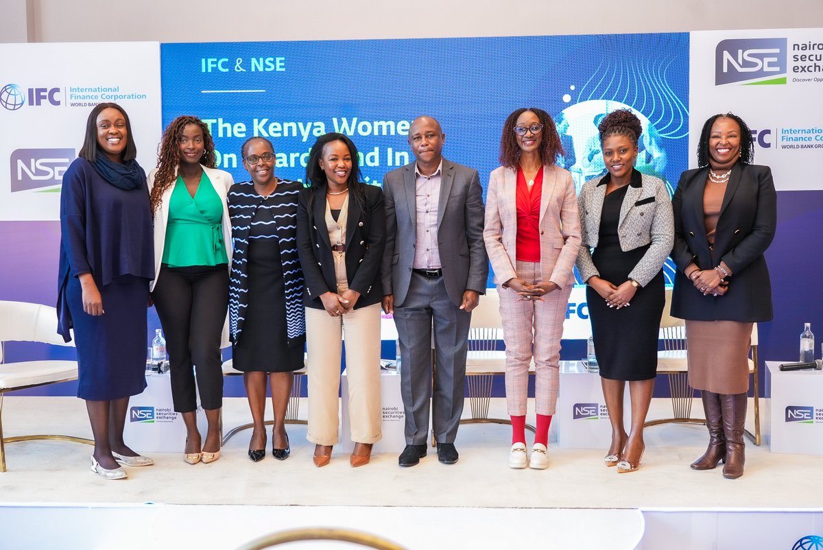NSE_PLC's tweet image. Earlier today, the Nairobi Securities Exchange (NSE), in partnership with the @IFCAfrica, hosted a high-level CEO Roundtable Breakfast at Radisson Blu Hotel, Nairobi. The event brought together industry leaders to explore the business case for gender parity in listed…