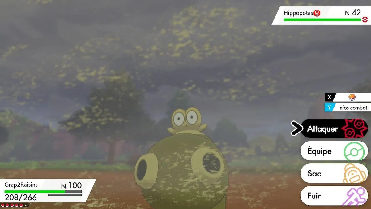 Ellocolucas_'s tweet image. [240✨] Nouveau shiny pour la ligue d&apos;orion, un petit hippo glouton tout mignon trouvé en 4671 rencontres.