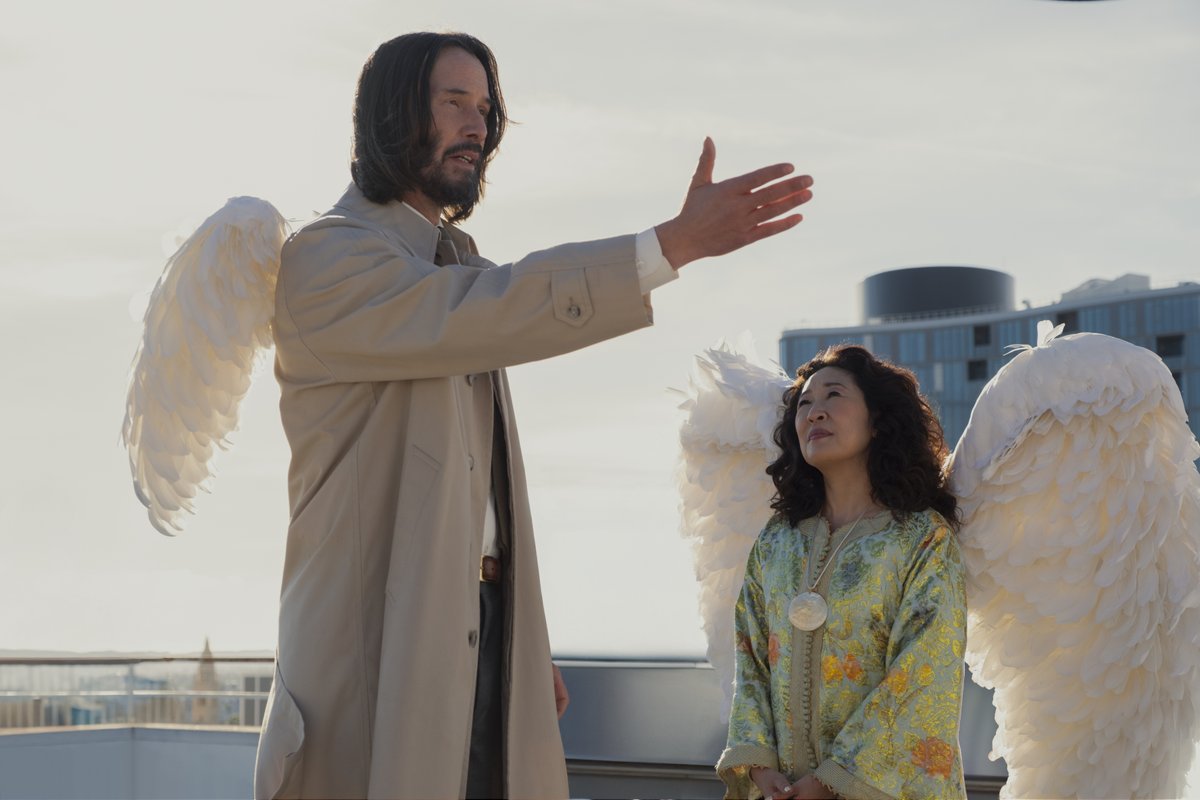 IrishFilmCritic's tweet image. Watch The Trailer For #GoodFortune Starring @Sethrogen, @AzizAnsari, And #KeanuReeves tinyurl.com/5ecm7cf7 @Lionsgate @GoodFortuneFilm