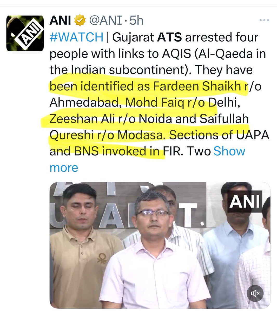 BesuraTaansane's tweet image. 20th July
22nd July
23rd July
Three incidents in 4 days - each an attempted attack on India’s internal security but that’s not the only common thing … guess what else is common
Hint : It is “vishesh”