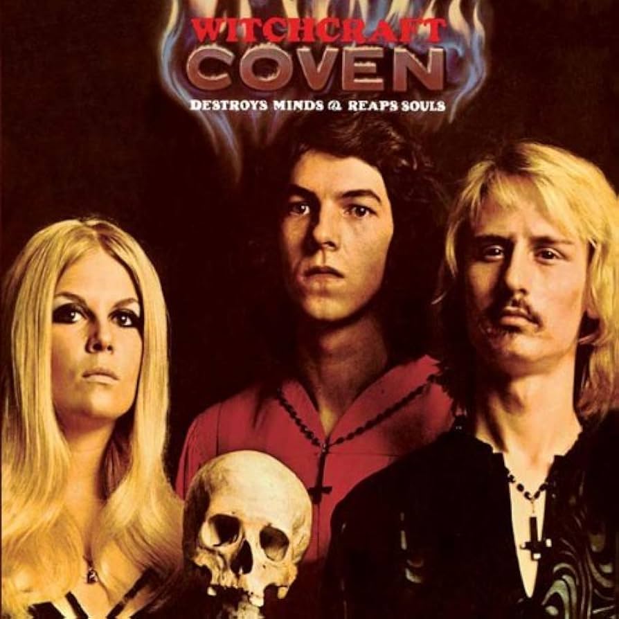 Sebyy71's tweet image. I'm listening to :
馃憠 Coven - Witchcraft Destroys Minds & Reaps Souls (1969)