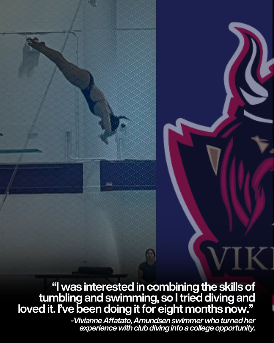 CPLAthletics's tweet image. 📣Spotlight Story: @Amundsen_HS graduate Vivianne Affatato made the switch from swimming to diving her senior year and earned herself a spot on a collegiate diving roster! 

We are so #CPLProud of her and all that she will do.

Read more about Vivianne: cpsathletics.com/amundsen-gradu…