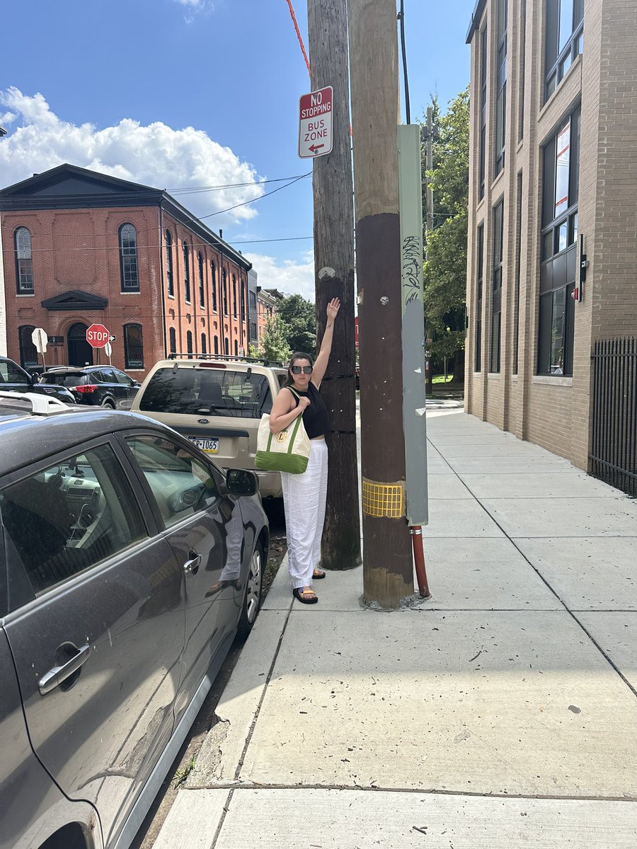 knittykitty's tweet image. I just want to know just how high I’m expected to be looking because there’s no bus stop at this intersection and the only sign is on a power pole like how am I supposed to see this?! $51 ticket! I’m disputing it.